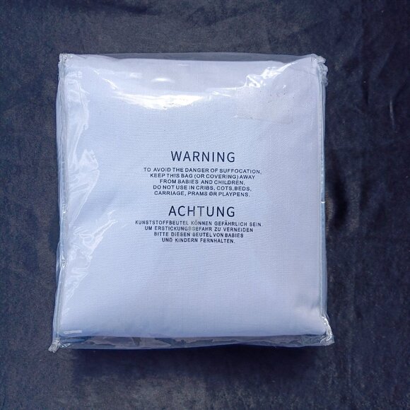 White Linen Blackout Curtains 41 x 83 Curtain Panels Pinch Pleat Back Tabs PAIR - Picture 8 of 16